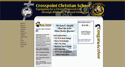 Desktop Screenshot of crosspointchristianschool.org